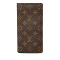 Louis Vuitton Monogram Portefeuille Brazza Wallet Brown Leather