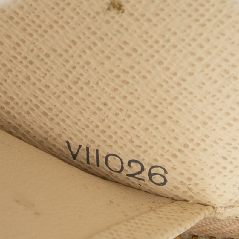 Louis Vuitton Damier Azur Zippy Organizer Wallet White Leather — view 7
