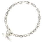 Hermes Chaine D'ancre Silver Choker Necklace GM