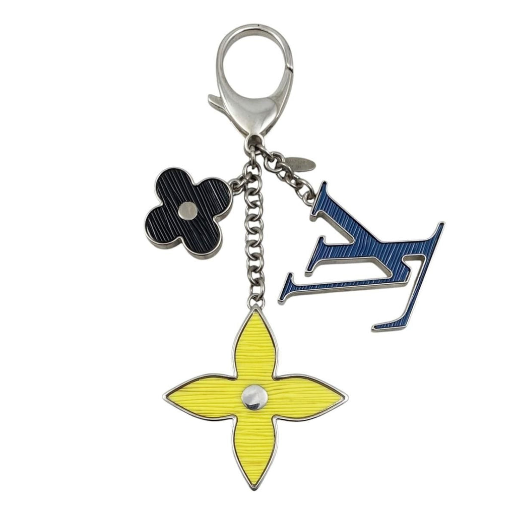 Louis Vuitton Bag Charm Bijou Sac Fleur de Monogram Flower Epi Blue Yellow — view 2