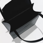 Hermes Lucie PM Tote Box Calf Chevre Noir Black Handbag Misor — view 8