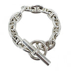 Hermes Bracelet Chaine D'ancre 14 Links 925 Sterling Silver