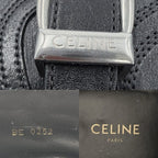 Celine Boots Moon Short Shoes 39 Leather Black Silver — view 6