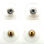 Chanel Earrings Ribbon CC Logo Swing Rhinestone Gold — view 4