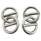 Hermes Earrings Mini Chaine D'ancre 925 Sterling Silver