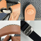 Louis Vuitton Backpack LV Fall Collection Christopher PM Taurillon Leather Gray — view 6