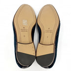 Gucci Loafers Horsebit GG Velvet 6 Sizes Velour Navy Antique Gold — view 5