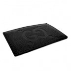Gucci Card Case Jumbo GG Fixed Era Leather Black — view 3