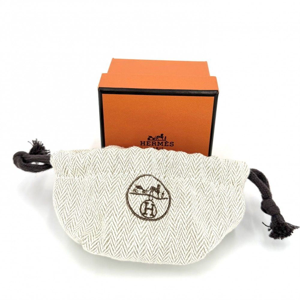 Hermes Ring Olympe GM S Beige Silver Etoupe — view 6