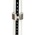 Hermes Ring Olympe GM S Beige Silver Etoupe — view 4