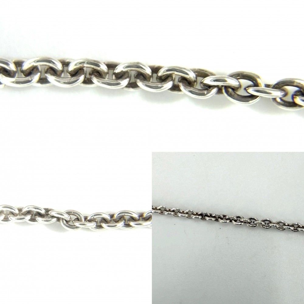 Hermes Necklace Chaine D'ancre Amulet Pendant 925 Sterling Silver — view 6