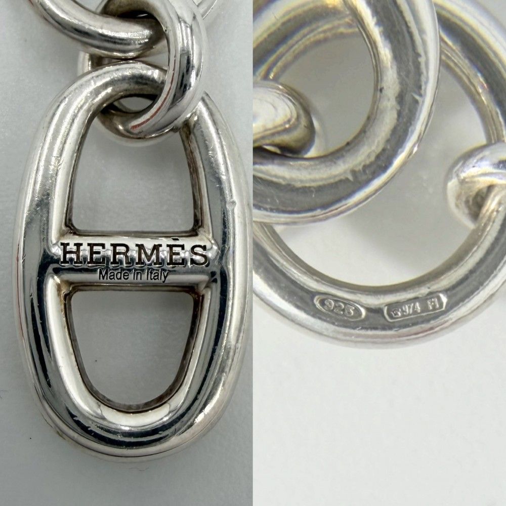 Hermes Necklace Chaine D'ancre Amulet Pendant 925 Sterling Silver — view 3