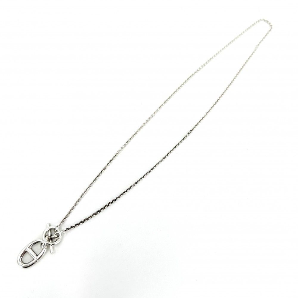 Hermes Necklace Chaine D'ancre Amulet Pendant 925 Sterling Silver — view 4