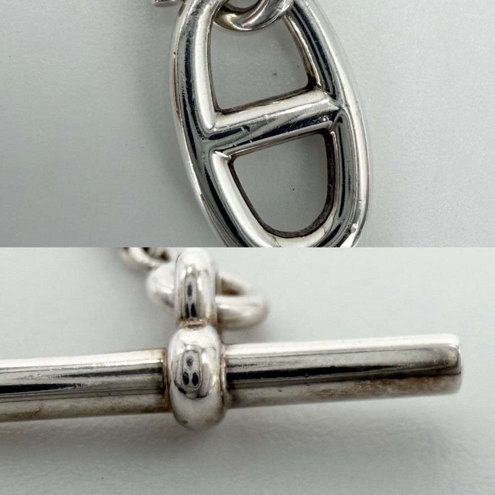 Hermes Necklace Chaine D'ancre Amulet Pendant 925 Sterling Silver — view 5