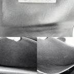 Prada Shoulder Bag Cahier Diagram Bag Crossbody Nylon Black Silver — view 8