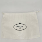 Prada Shoulder Bag Cahier Diagram Bag Crossbody Nylon Black Silver — view 9