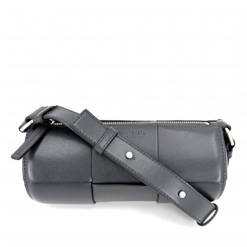 Bottega Veneta Shoulder Bag Maxi Intrecciato Small Canet Bag Crossbody Gray