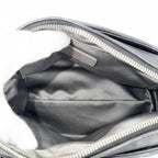 Chanel Choco Bar Bowling Bag Shoulder Chain Leather Black Silver — view 4