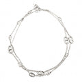 Hermes Necklace Farandole Long Chaine D'ancre 925 Sterling Silver
