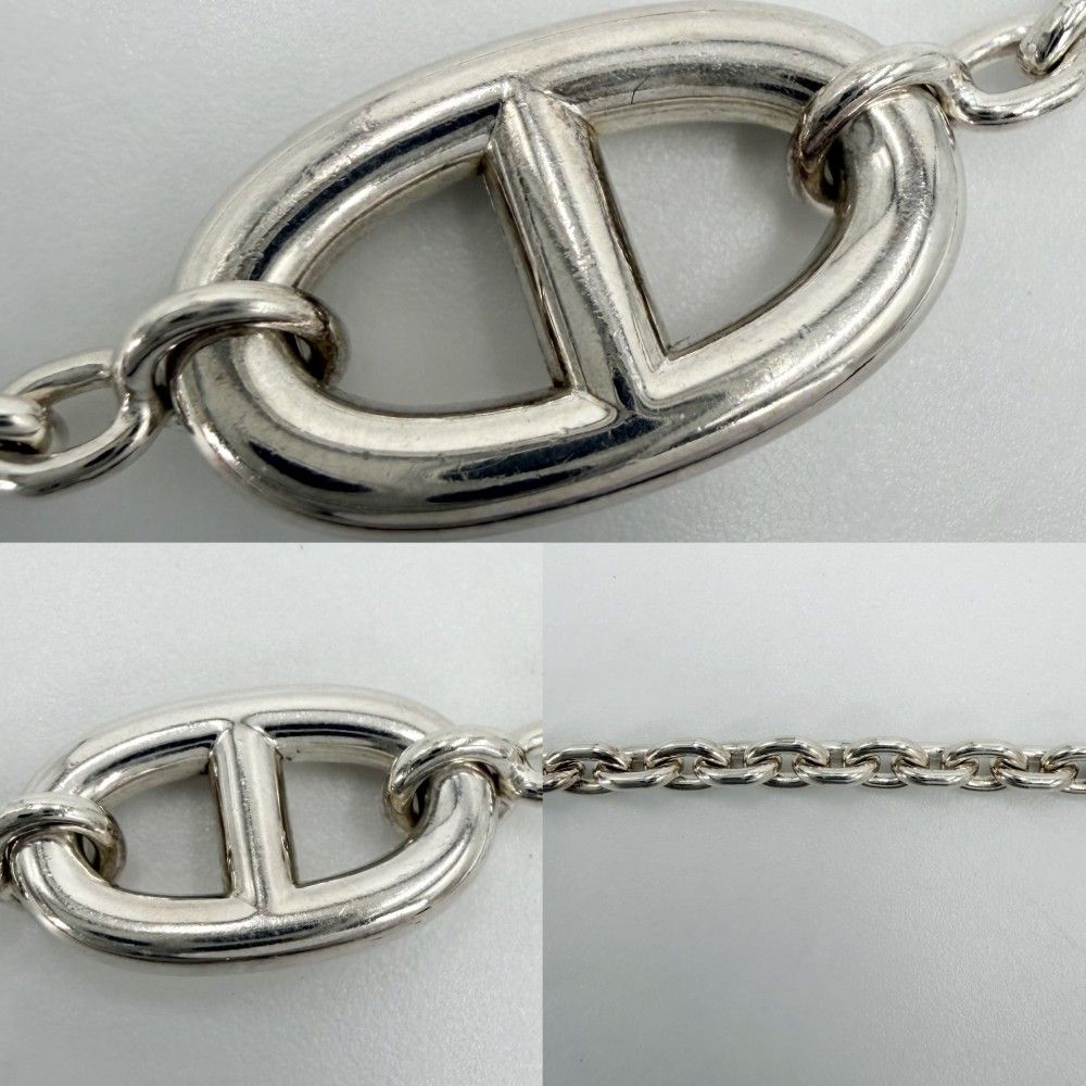 Hermes Necklace Farandole Long Chaine D'ancre 925 Sterling Silver — view 5