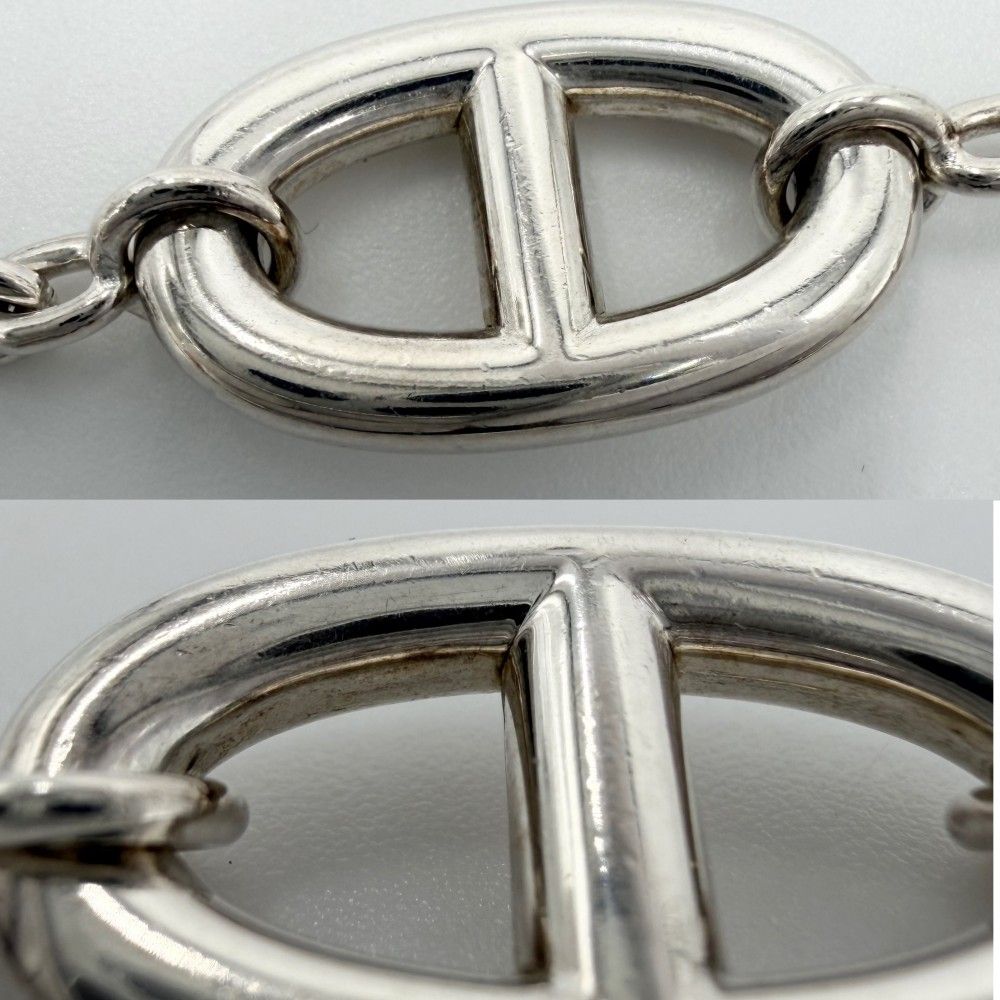 Hermes Necklace Farandole Long Chaine D'ancre 925 Sterling Silver — view 6