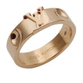 Louis Vuitton Ring Empreinte LV Pink Gold