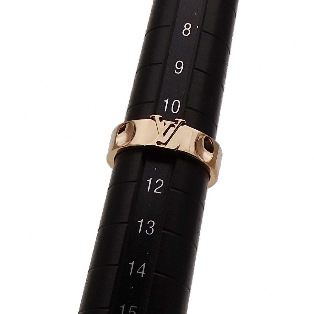 Louis Vuitton Ring Empreinte LV Pink Gold — view 8