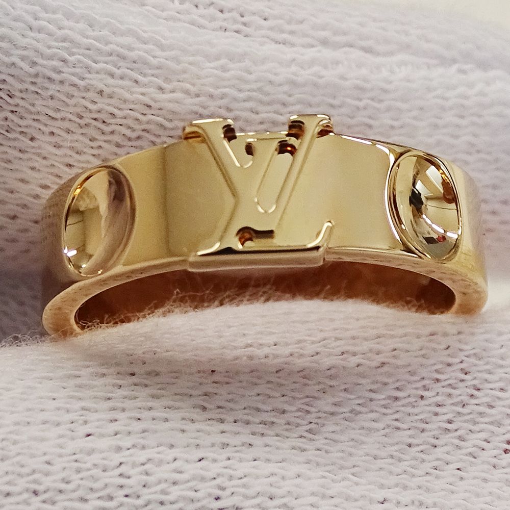Louis Vuitton Ring Empreinte LV Pink Gold — view 9