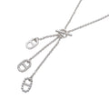 Hermes Necklace Chaine D'ancre Parade PM Silver Polished