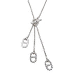 Hermes Necklace Chaine D'ancre Parade PM Silver Polished — view 2