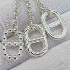 Hermes Necklace Chaine D'ancre Parade PM Silver Polished — view 8