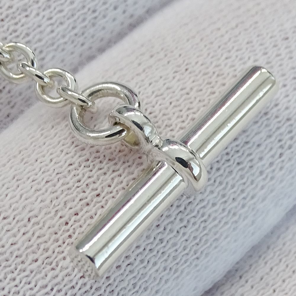 Hermes Necklace Chaine D'ancre Parade PM Silver Polished — view 7