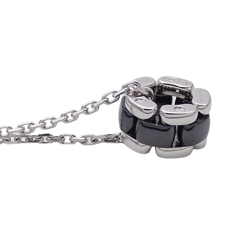 Chanel Necklace Black Ceramic Ultra White Gold Polished — view 3