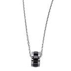 Chanel Necklace Black Ceramic Ultra White Gold Polished — view 2