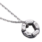 Chanel Necklace Black Ceramic Ultra White Gold Polished — view 4