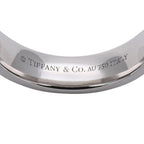 Tiffany & Co Ring Diamond T Two Narrow White Gold Polished — view 5