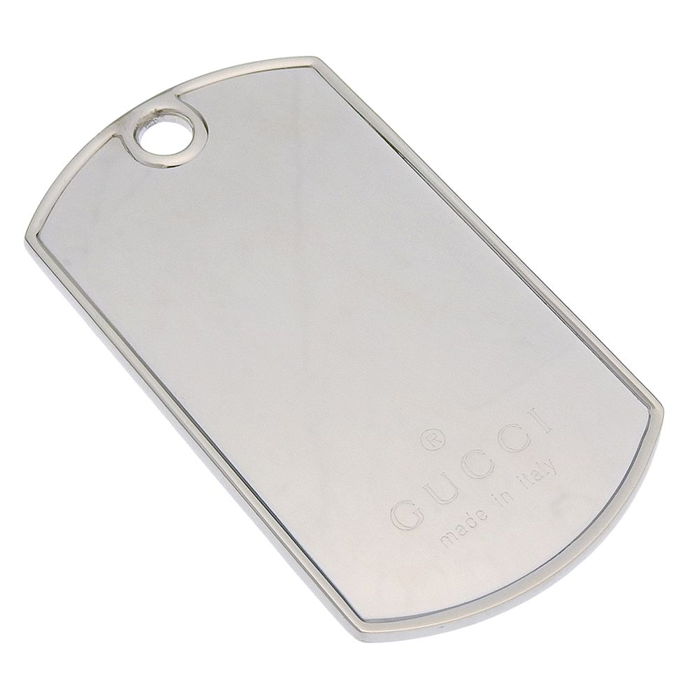 Gucci Tag 925 Sterling Silver Pendant