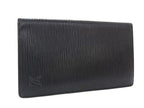 Louis Vuitton Wallet Porto Chequier Cult Cles Black Epi Leather Bifold Billfold