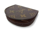 Louis Vuitton Coin Case Monogram Porte-Monnaie Guze Brown Leather Purse — view 2