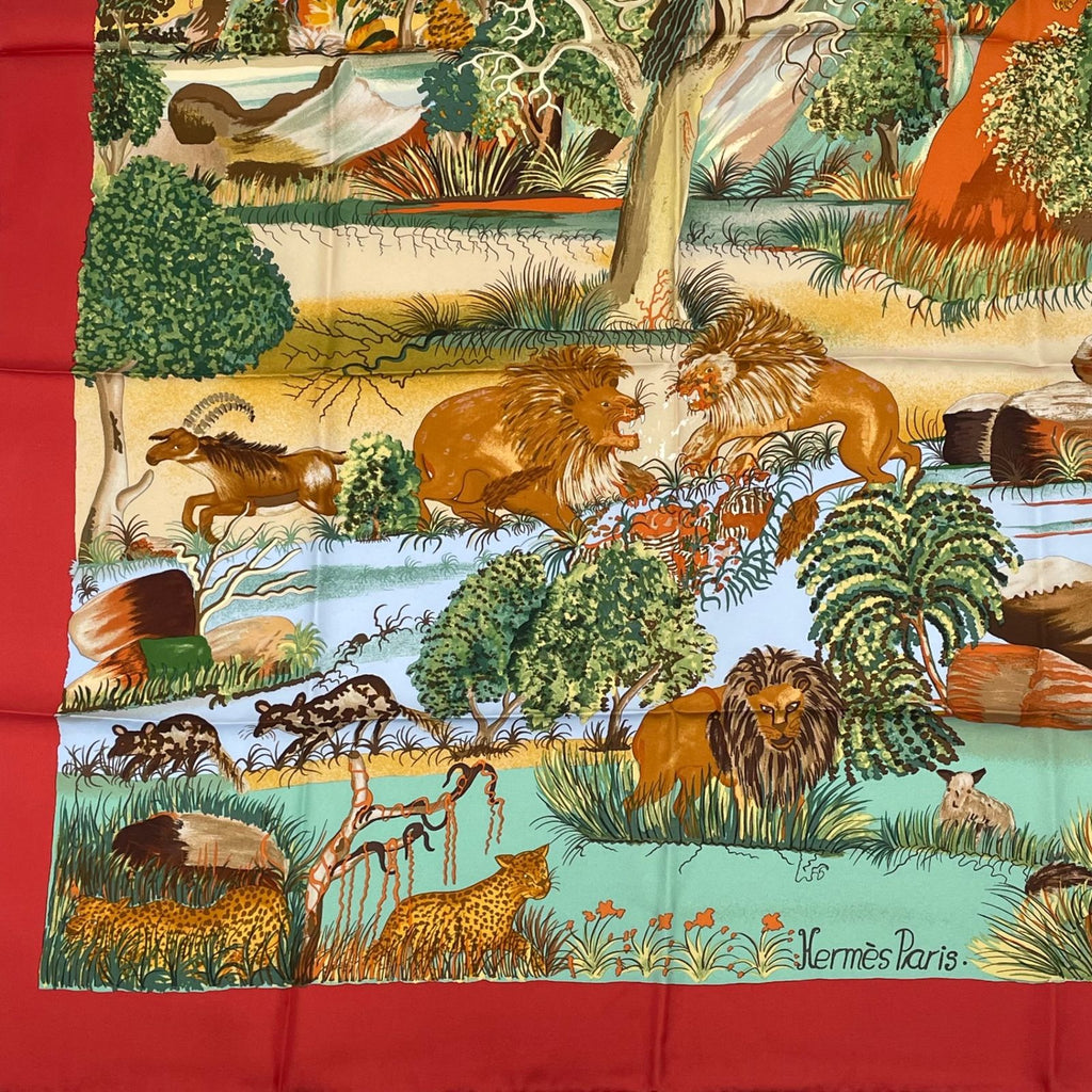 Hermes Carre 90 Nuba Mountain Scarf Silk 100% — view 4