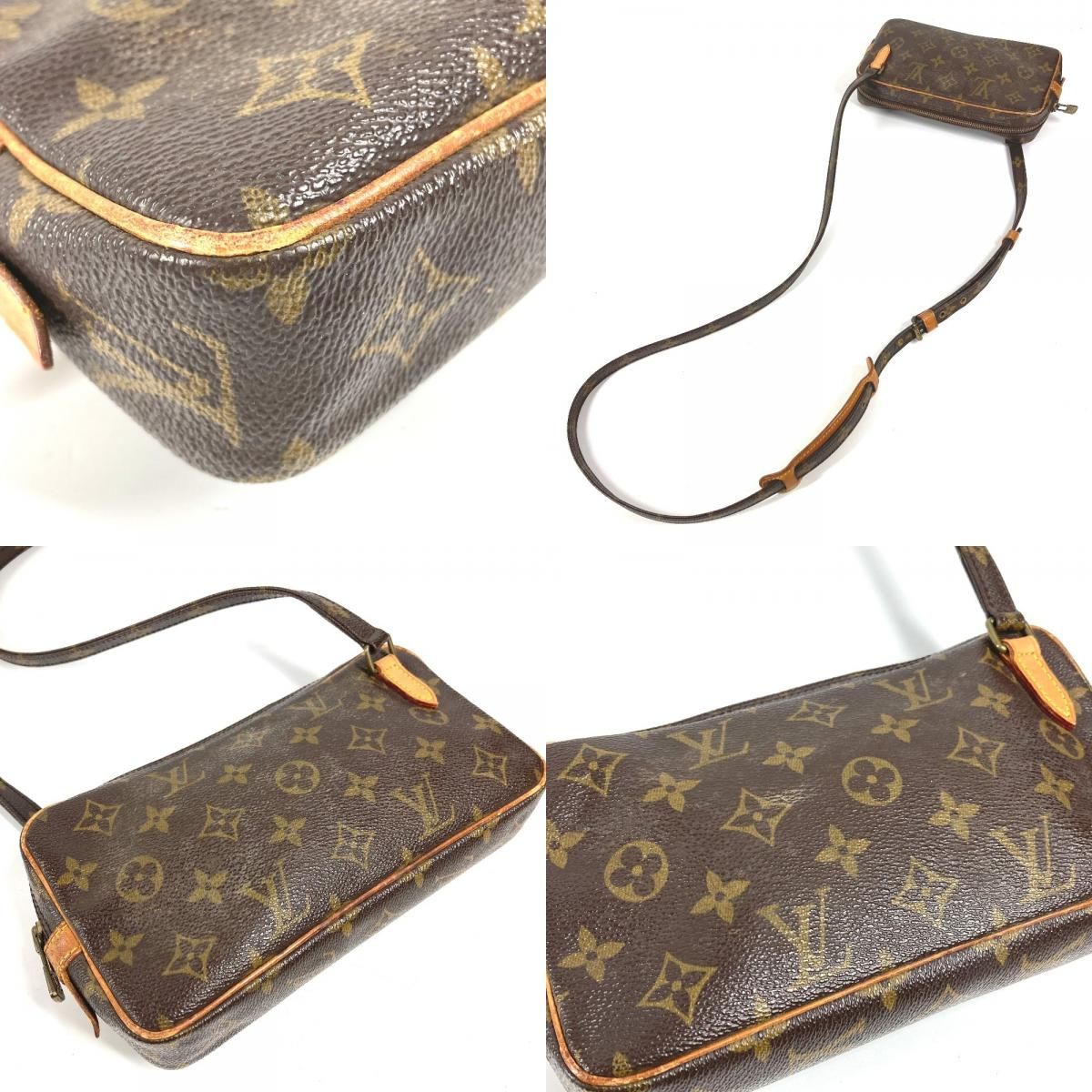 Louis Vuitton Shoulder Bag Pochette Ma Roulis Bandouliere Monogram Canvas Brown — view 7