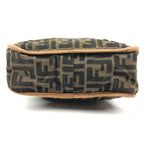 Fendi Shoulder Bag Zucca Logo Nylon Canvas Brown — view 5