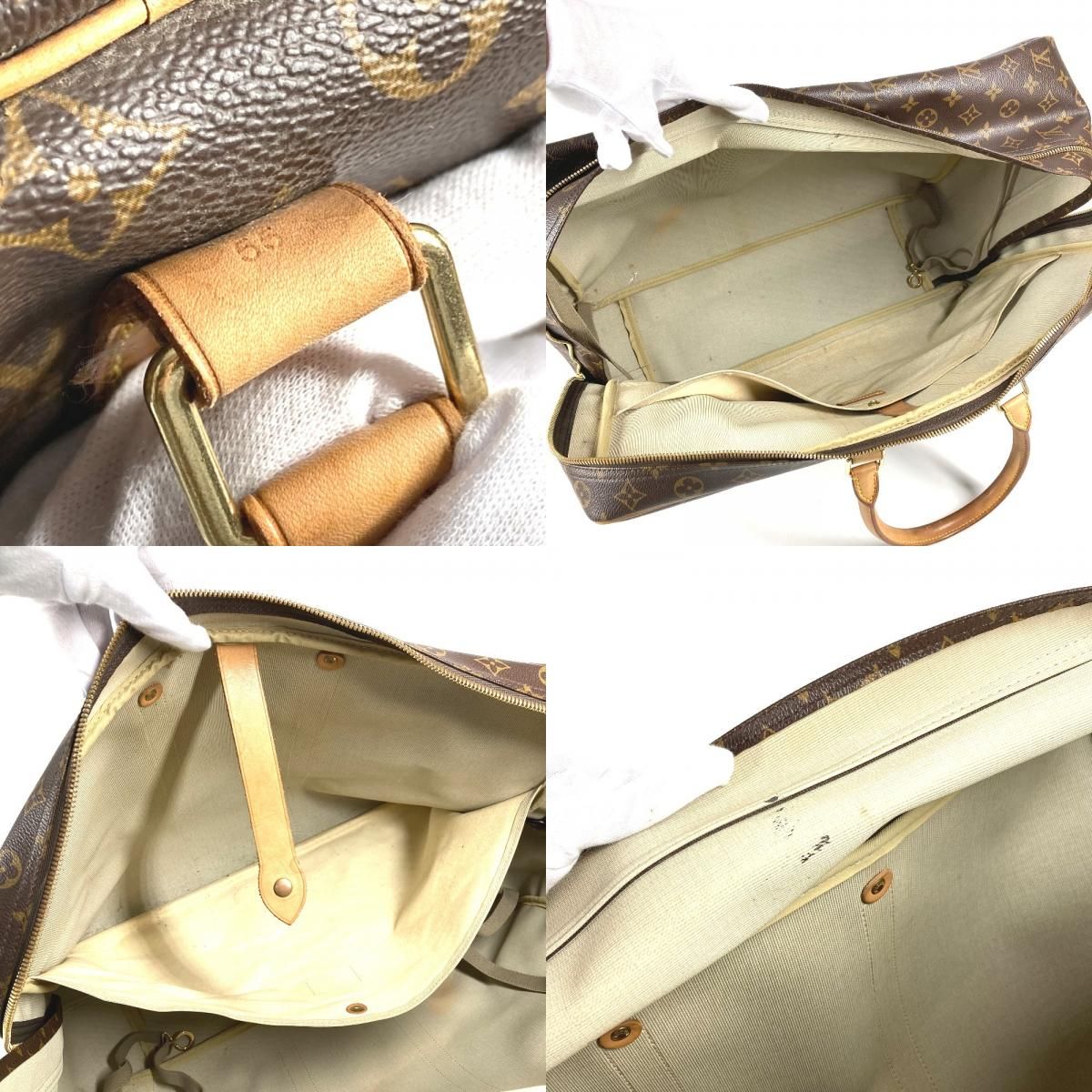 Louis Vuitton Boston Bag Sirius 55 Monogram Canvas Brown — view 8
