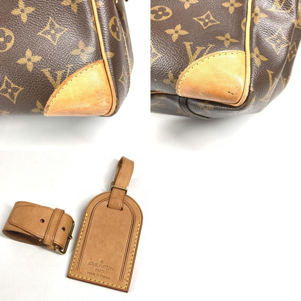 Louis Vuitton Boston Bag Sirius 55 Monogram Canvas Brown — view 9
