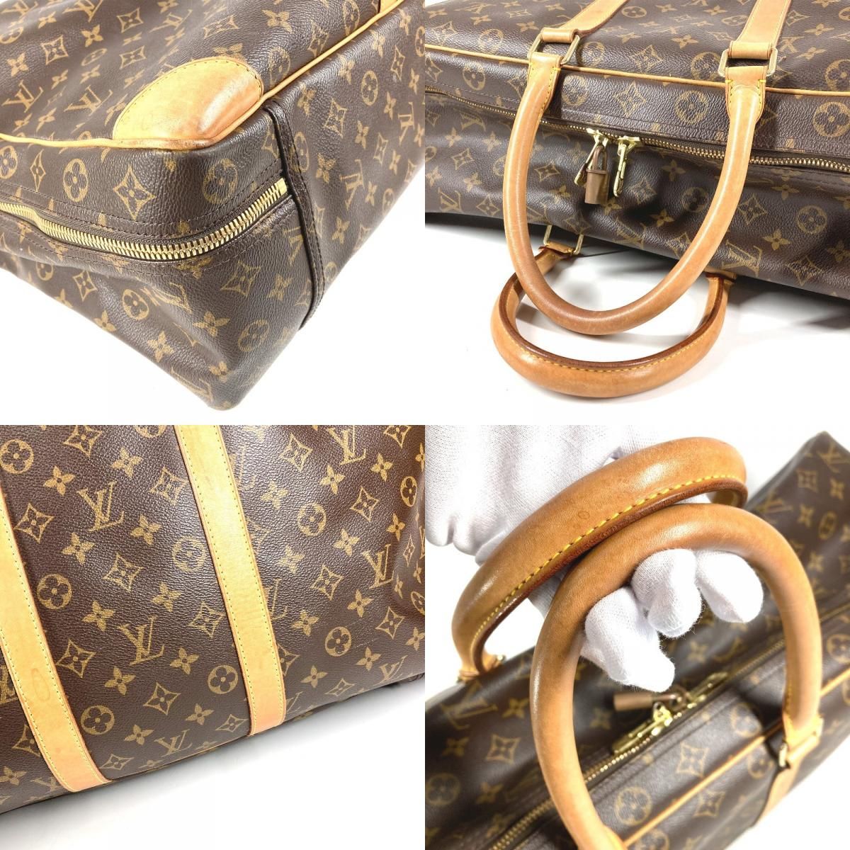 Louis Vuitton Boston Bag Sirius 55 Monogram Canvas Brown — view 7
