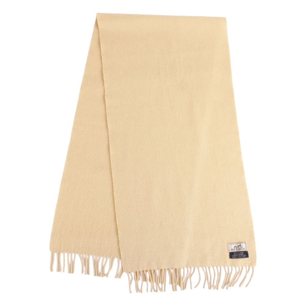 Hermes Scarf Shawl Fringe Cashmere — view 2
