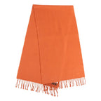 Hermes Scarf Shawl Fringe Cashmere