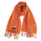 Hermes Scarf Shawl Fringe Cashmere — view 4