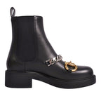 Gucci Side Gore Boots Chelsea Horsebit — view 6