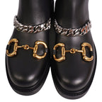 Gucci Side Gore Boots Chelsea Horsebit — view 3